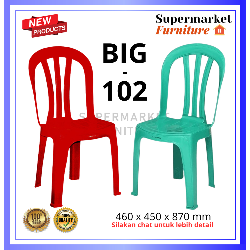 KURSI Plastik NAPOLLY 102 TERBARU - Kursi Teras