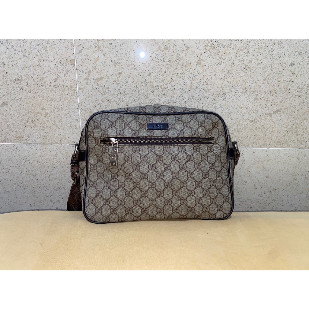 tas sling bag slempang brand Gucci signature LIKE NEW preloved