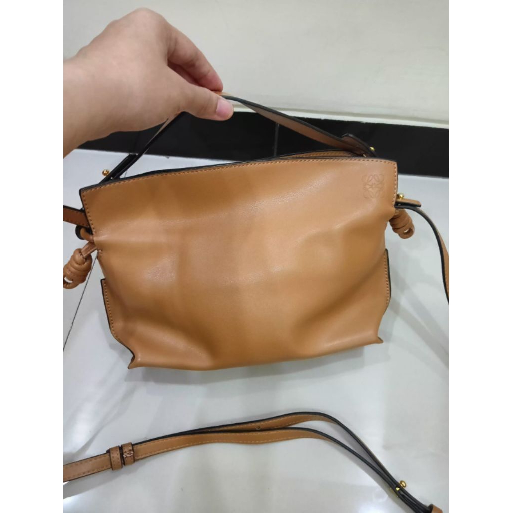 Loewe Mini Flamenco Clutch In Nappa Calfskin