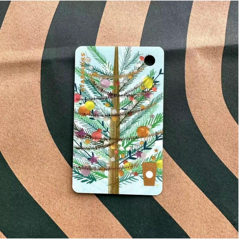 Starbucks Card China Christmas Tree - Kartu Starbucks