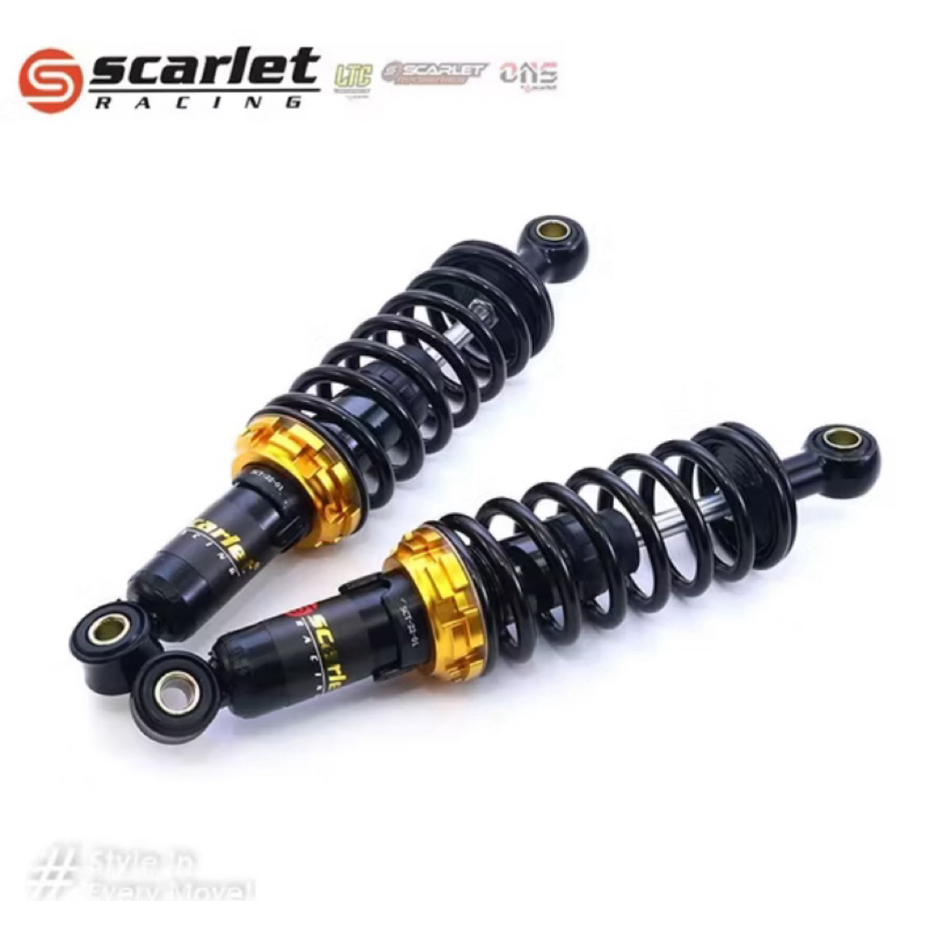 SHOCK BELAKANG SCARLET 340 CROME RED BLACK SCT 3521
