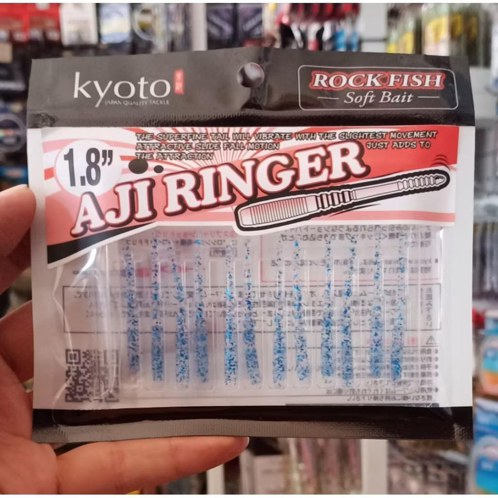 Umpan Soft Lure Kyoto Aji Ringer 1,8 - Soft Lure Rockfish soft Bait