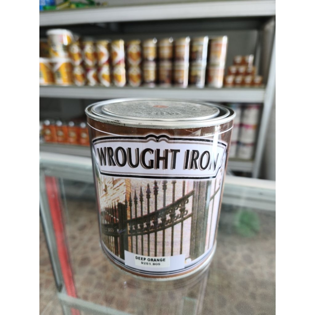 ALKYCOAT CAT BESI TEMPA WROUGHT IRON | Cat Besi | Cat Pagar Besi  Metalic Wrought Iron 0.9 Liter