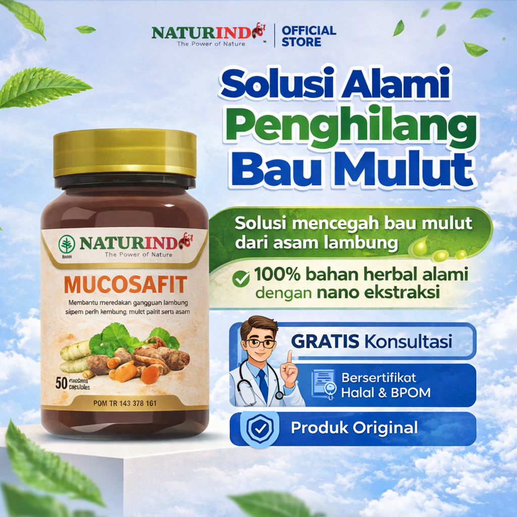 Obat Penghilang Bau Mulut dan Nafas Permanen Gigi Berlubang Penyegar Nafas dan Bau Mulut