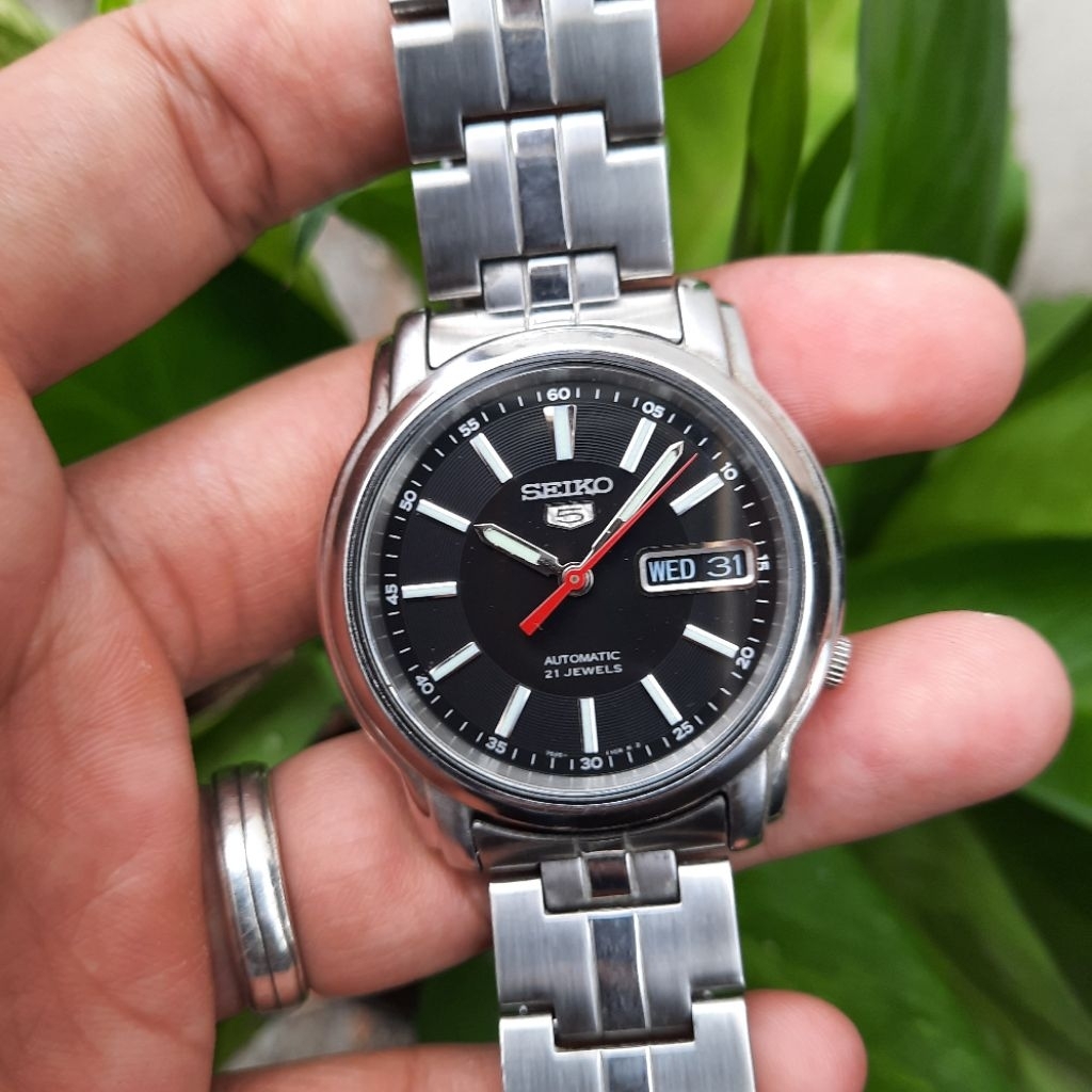 Seiko 5 Automatic SNKL83K1 Black Hitam SNKL83 7S26-03S0