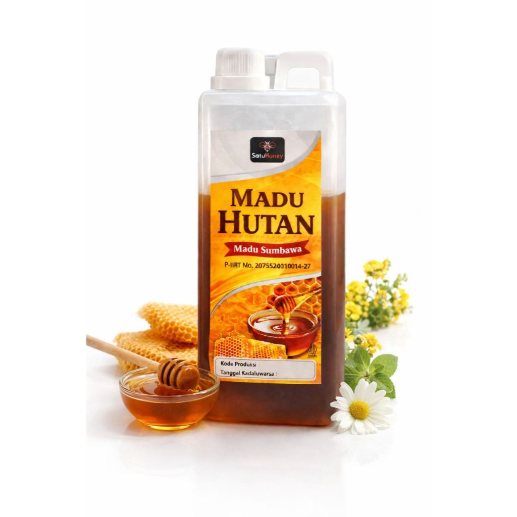 Madu Hutan Sumbawa Asli 1kg Apis Dorsata | Madu Hutan Murni | Raw Forest Honey Satuhoney
