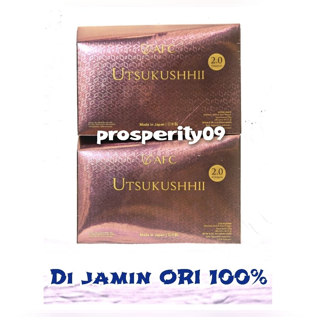 UTSUKUSHHII GOLD 2 BOX EXP TERBARU