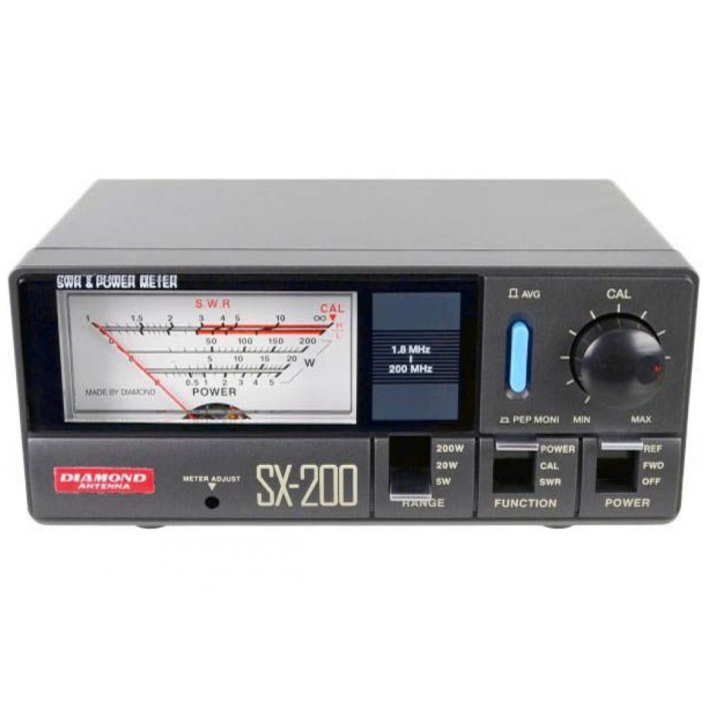 SWR dan Power Meter Diamond SX-200 Original Alat Ukur Daya dan SWR Radio Amatir