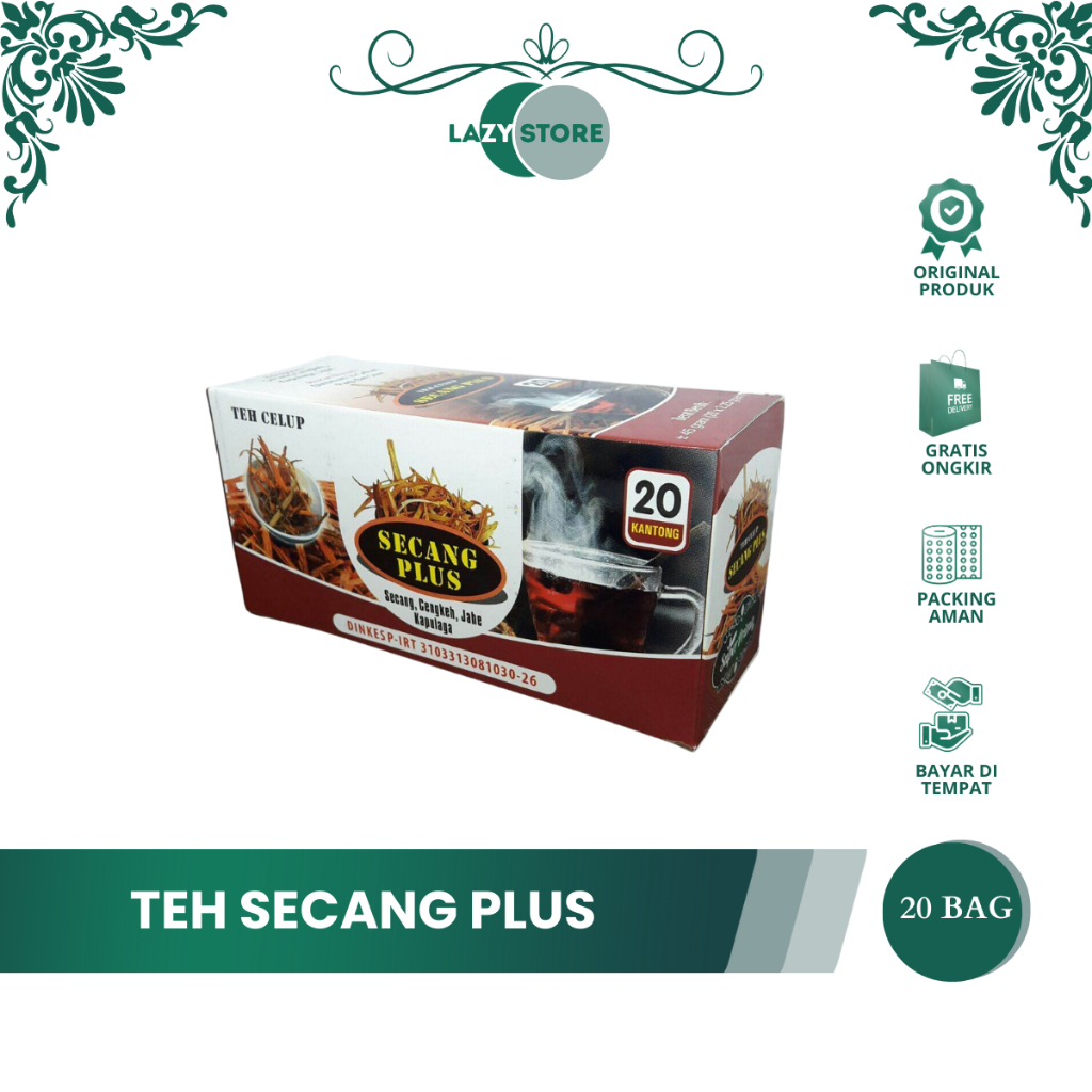 TEH CELUP SECANG PLUS - Isi 20 Kantong – CV Super Prima | Herbal Tradisional