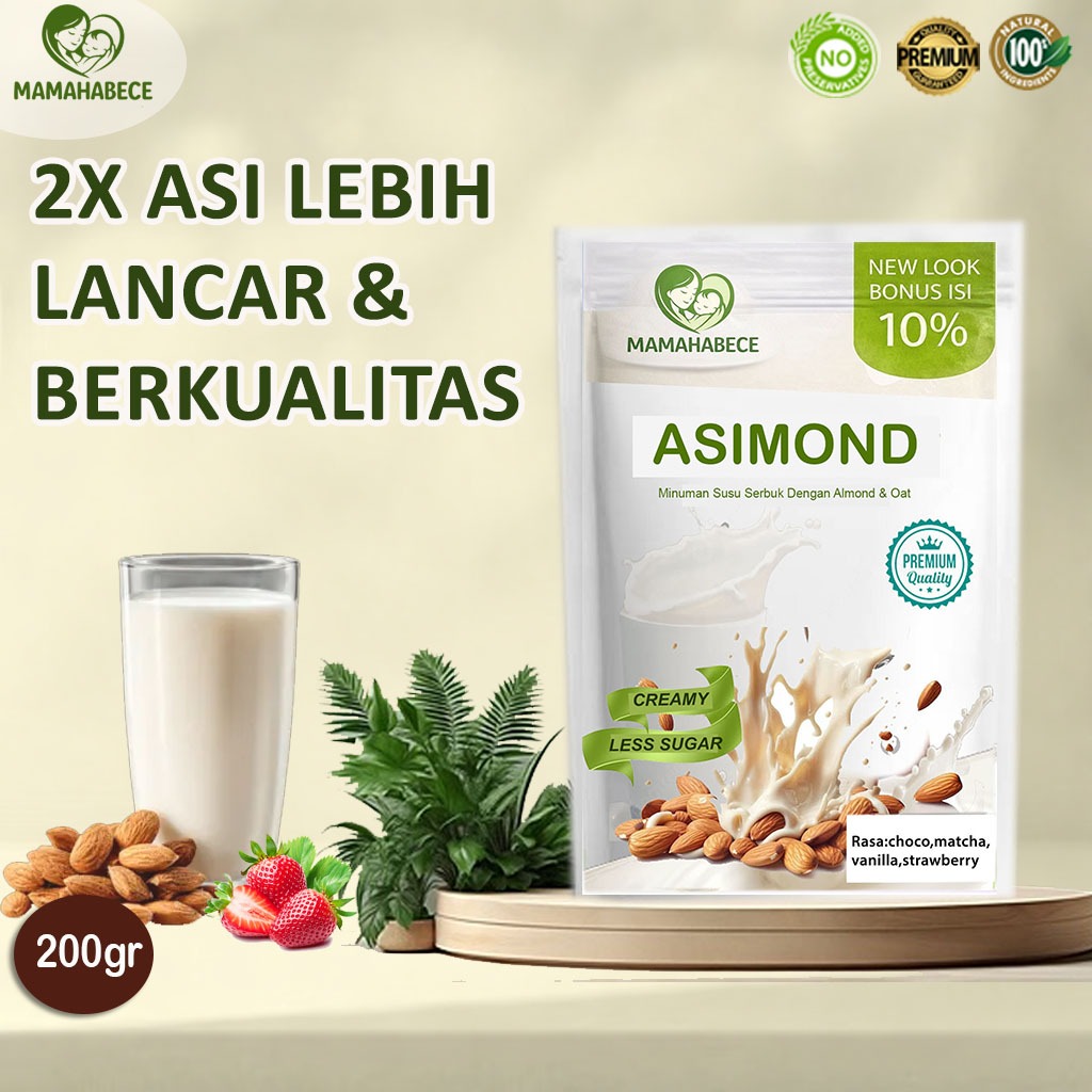Susu Ibu Menyusui Almond Asi Booster Menyusui Susu Asi Booster Pelancaran Asi Booster Penambah Asi B