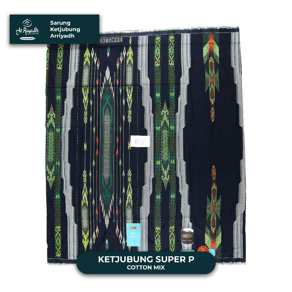 Sarung KETJUBUNG Super Platinum GOLD Variant Hitam Putih Warna Motif SJC SJF Cakep