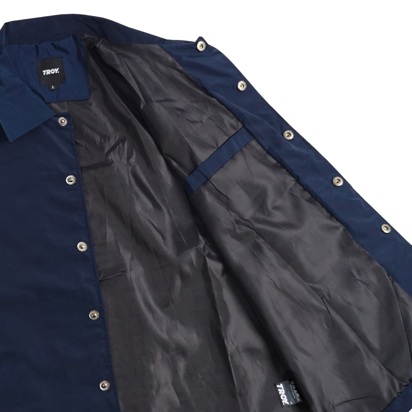 Troy Company Coach Jacket Windbreaker Navy Journey - Jaket Windbreaker Biru Navy WN 3135