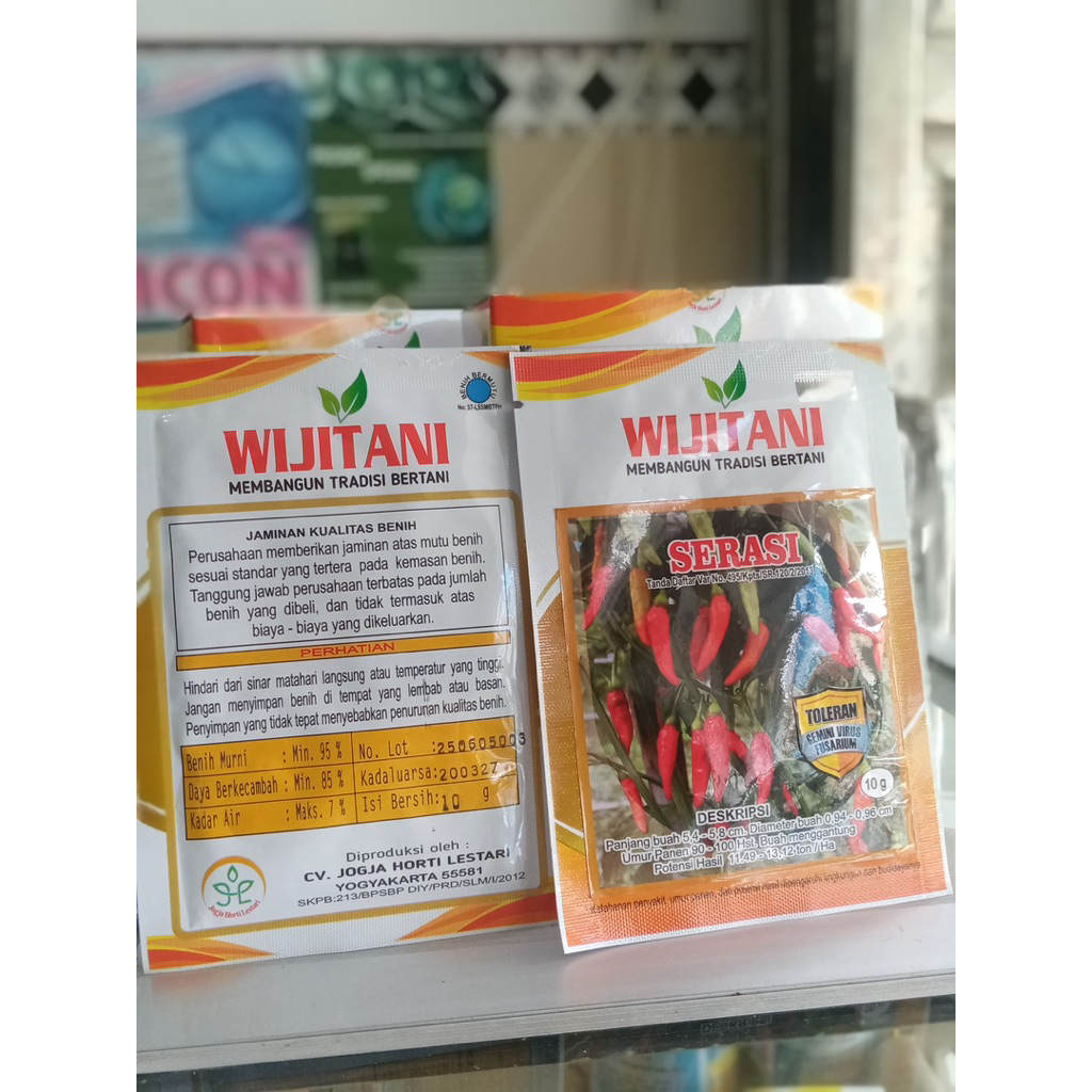 Benih Cabai Rawit Serasi 10gr Tavi Wijitani