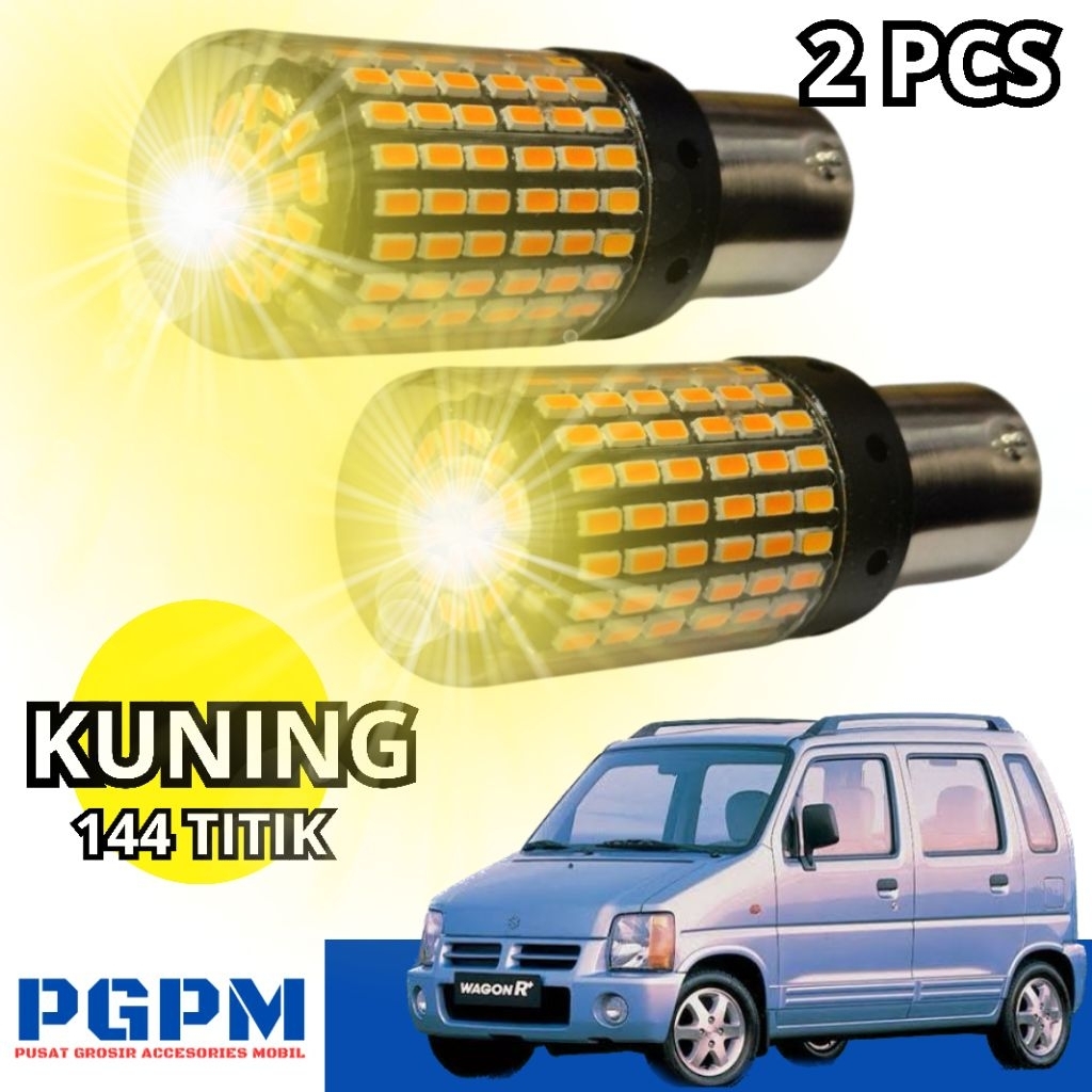 Lampu Sein Dajjal Karimun Kotak LED Kuning Super Terang Garansi 1 Tahun