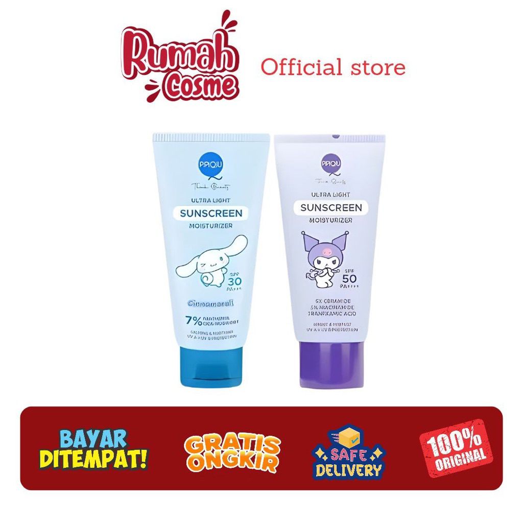 PIPIQIU SUNSCREAN UNTUK ANAK SPF 30 DAN SPF 50