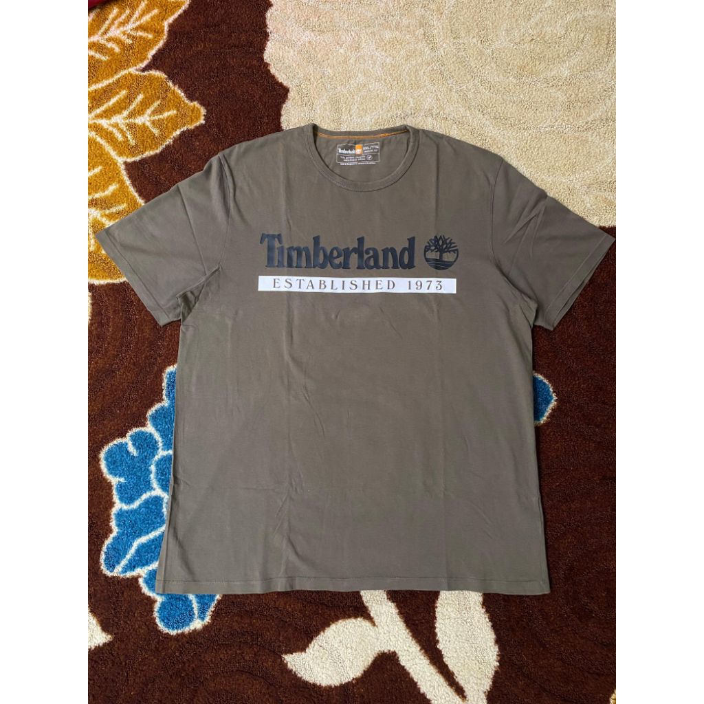 Kaos TIMBERLAND hijau bekas