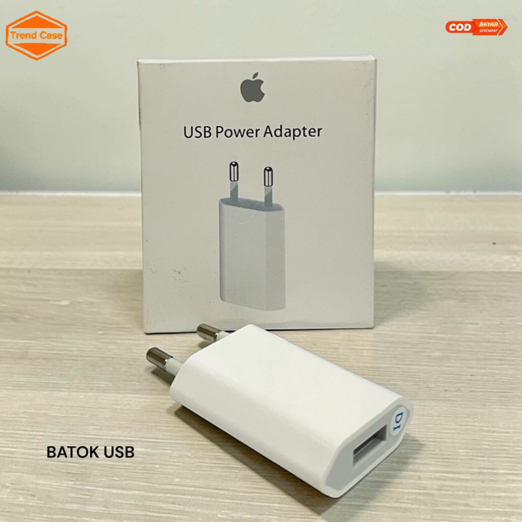 BATOK CHARGER| BATOK IPHONE USB POWER ADAPTER