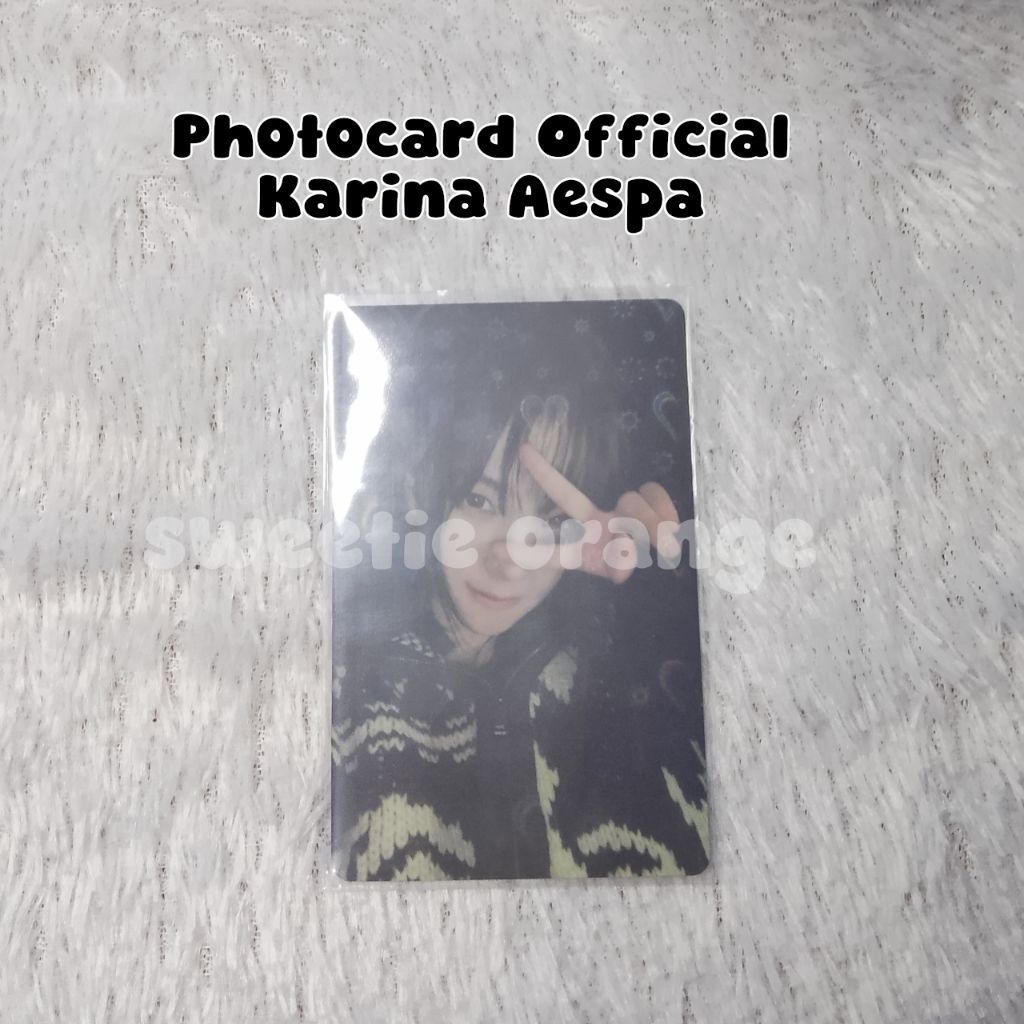 Photocard Official Karina Aespa Drama