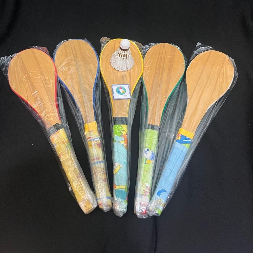 Tok Tak / Raket Kayu Badminton/ Toktak