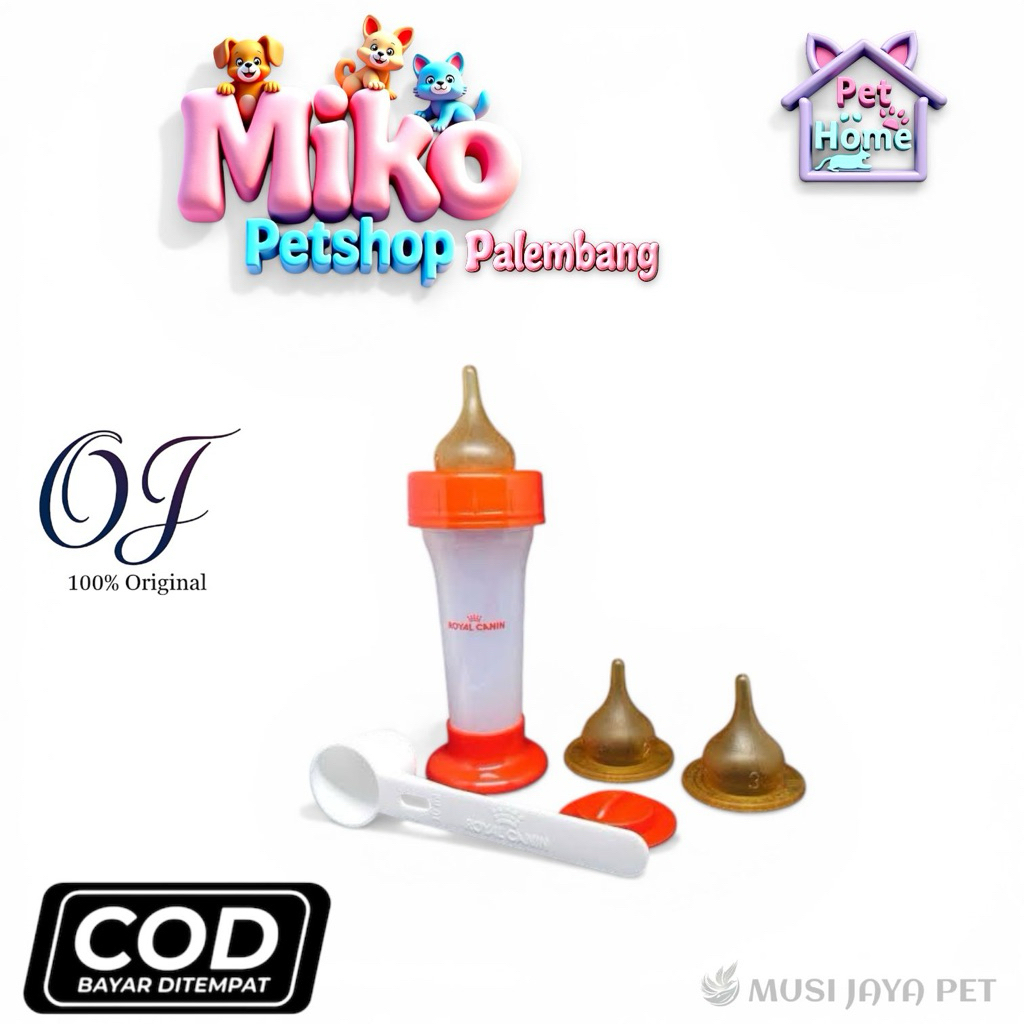 Botol Dot Kucing Anjing Royal Canin 1set