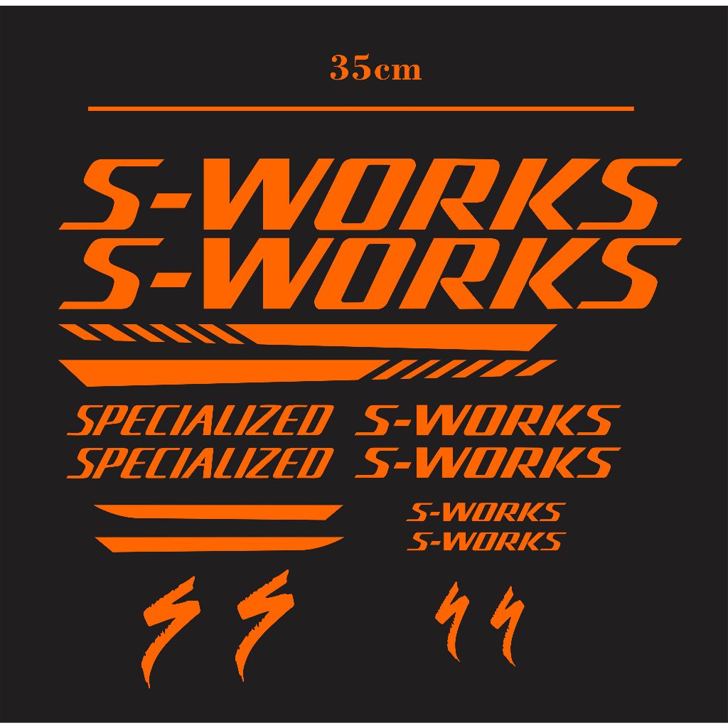 cutting stiker sepeda s-works