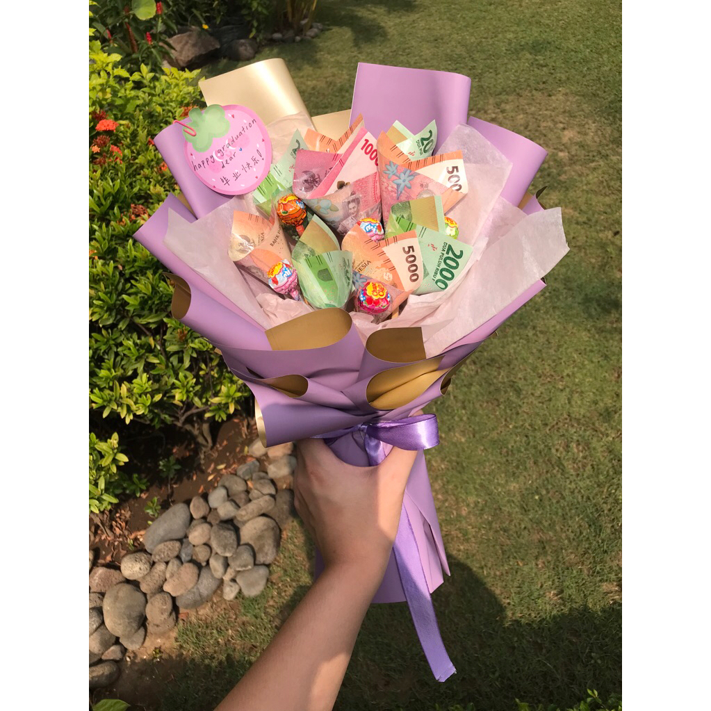 money bouquet mini-medium size / graduation bouquet / birthday bouquet / cute bouquet