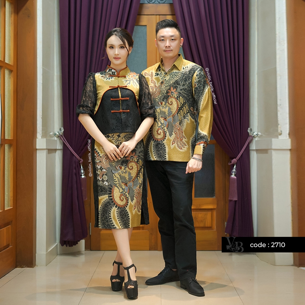 Violin Batik Stelan Dobby Premium 2710