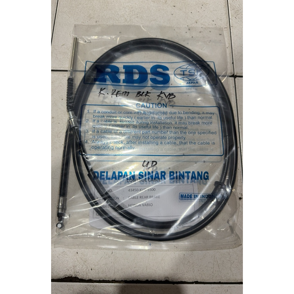 kabel rem belakang vario kvb