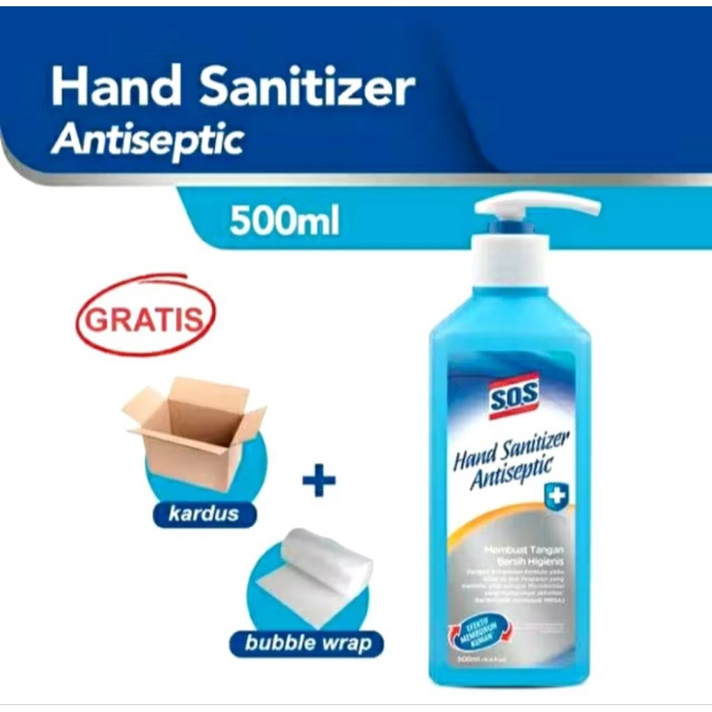 SOS Hand Sanitizer Antiseptic 500ml