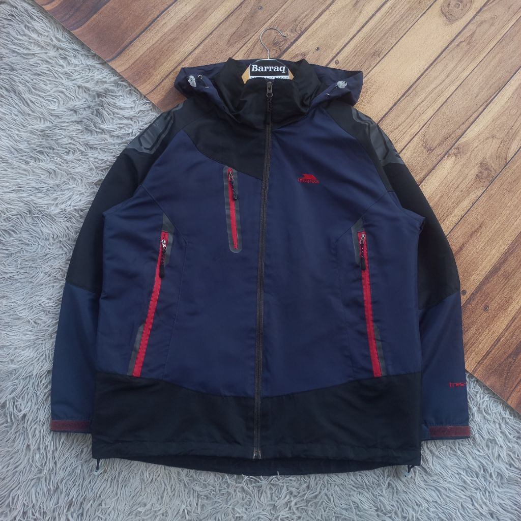Jaket Outdoor Trespass Trestex DLX Waterproof NOT goretex gorpcore blocktech running sports lightwei