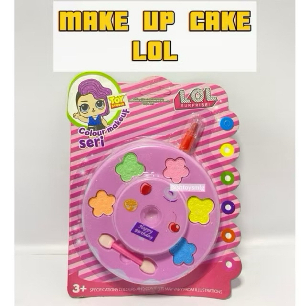 Mainan anak makeup kue lol/makeup mainan termurah