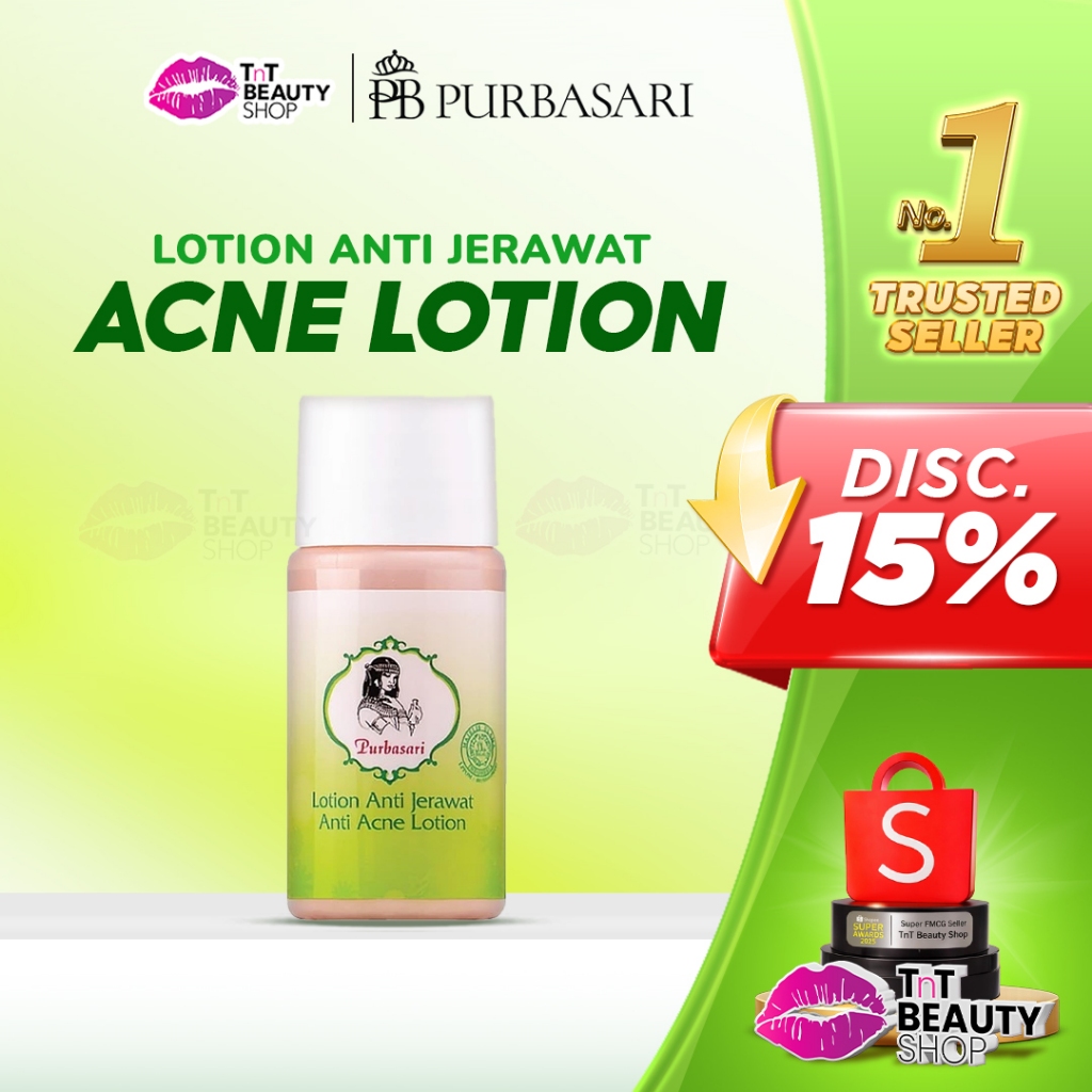 Purbasari Lotion Anti Jerawat | Anti Acne Lotion | Obat Jerawat | TnT  Beauty Shop