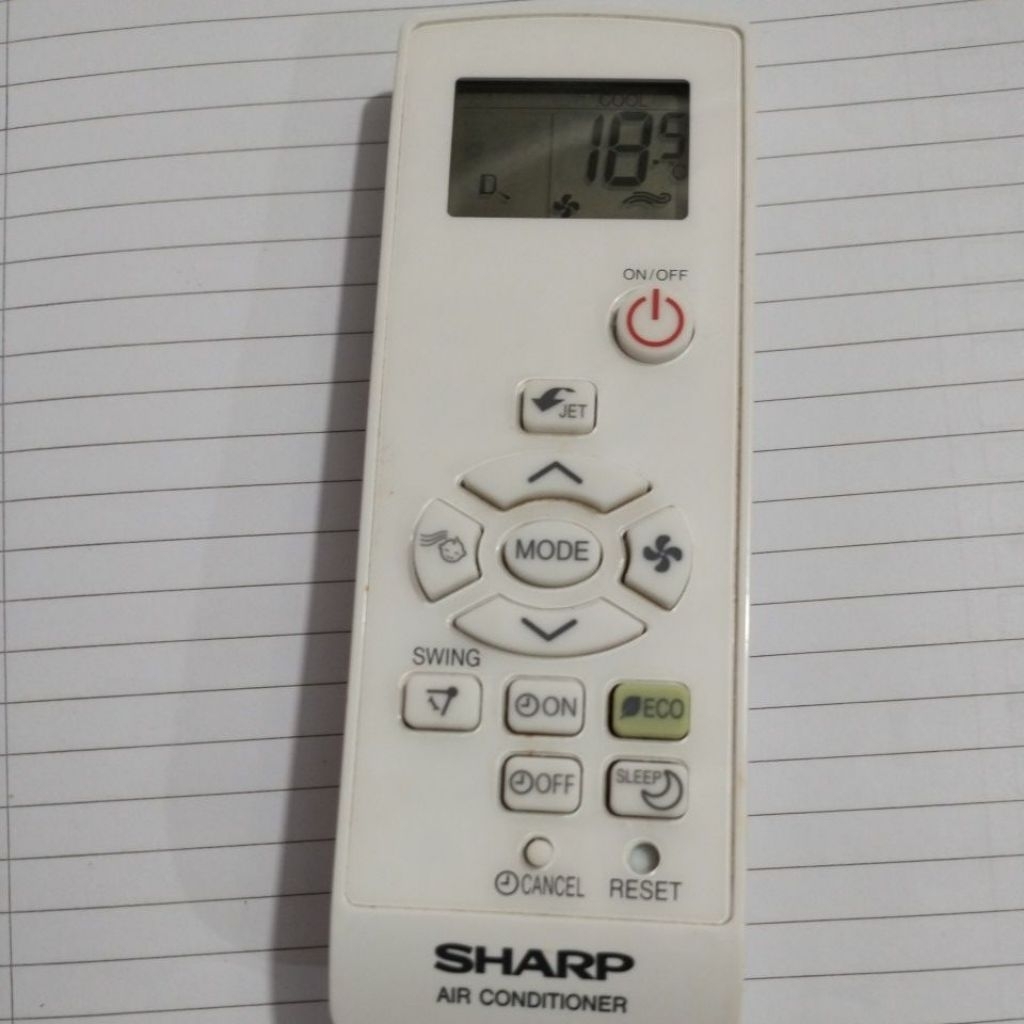 REMOTE AC SHARP J-TECH INVERTER ORIGINAL