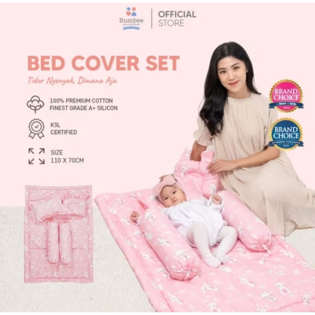 Bumbee Colection / bed cover set Bayi Bumbee Colection original