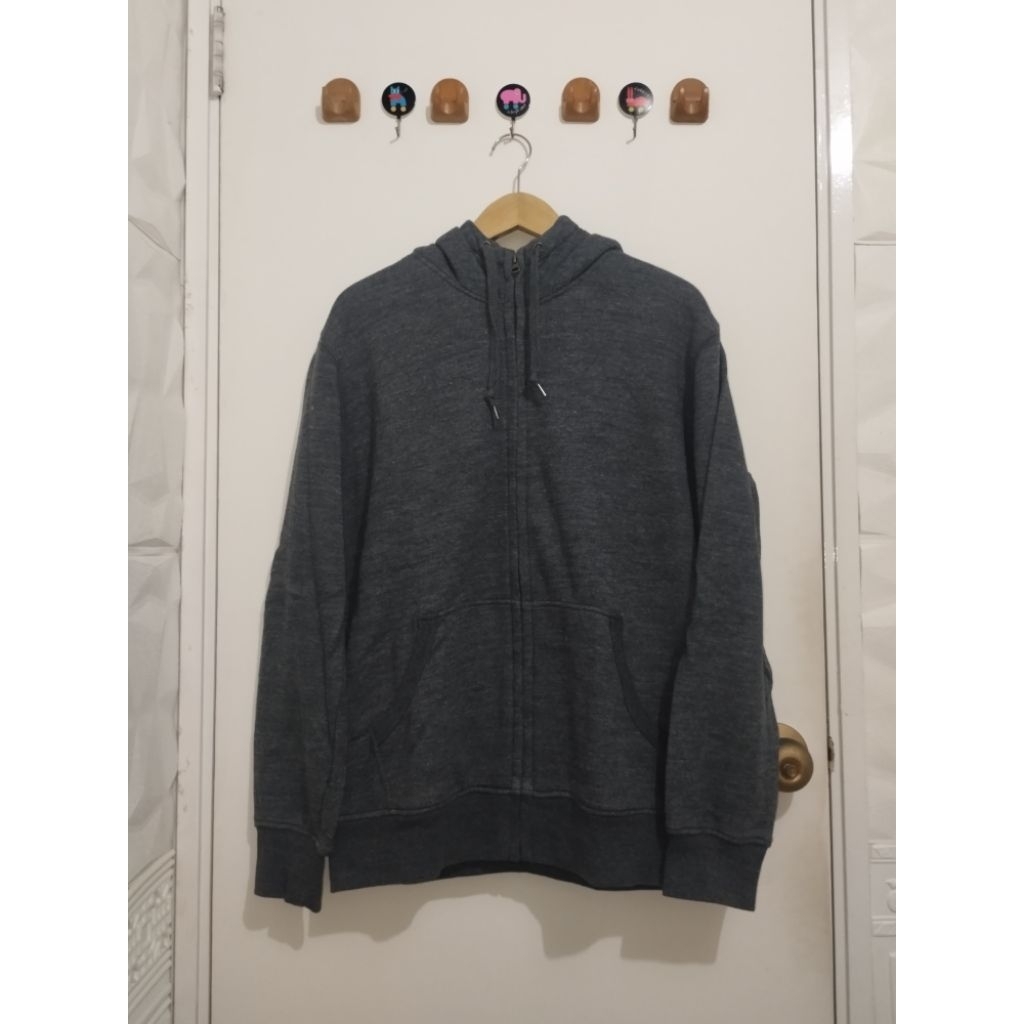 Hoodie Zipper Uniqlo Sherpa