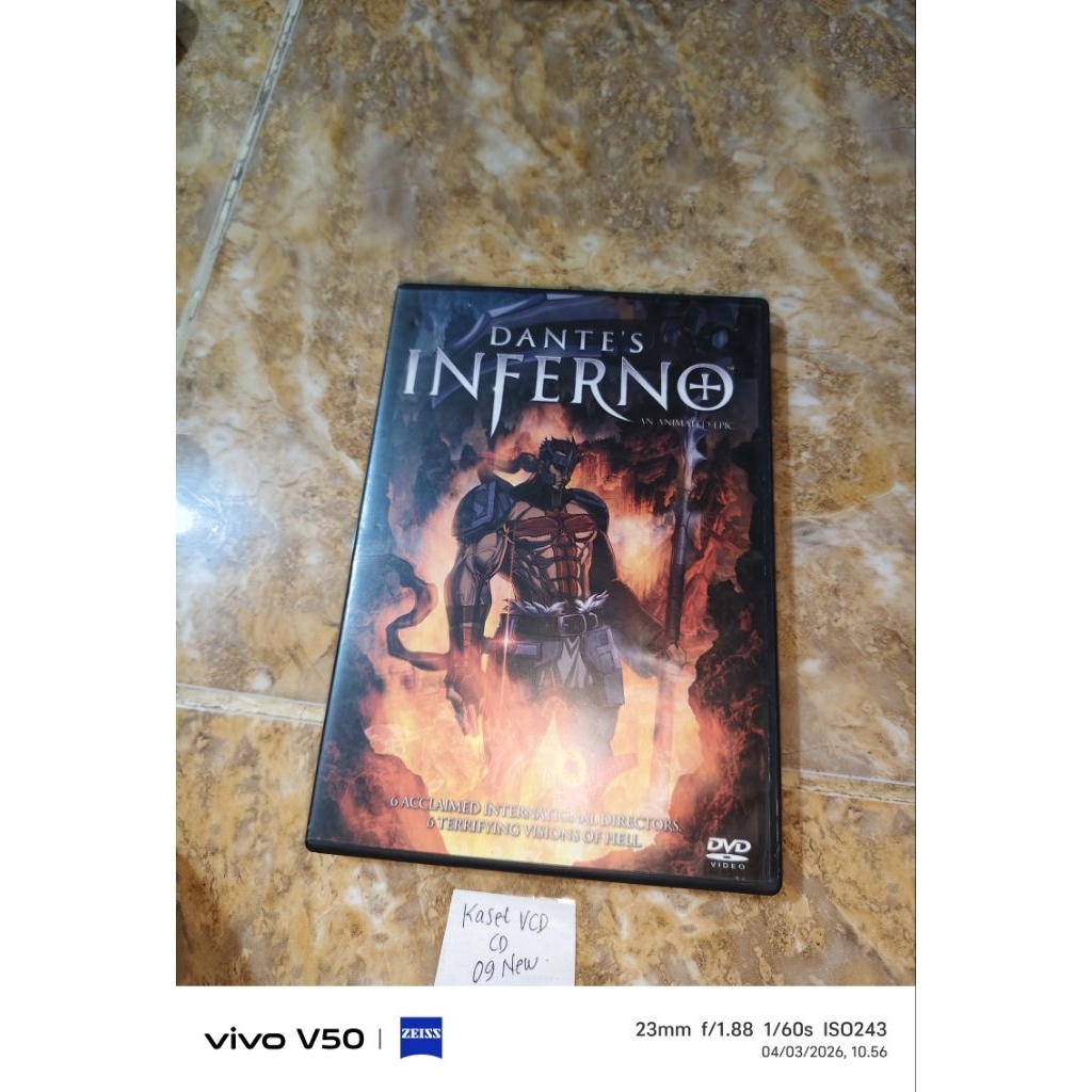 Kaset DVD Dante's Inferno An animated epic