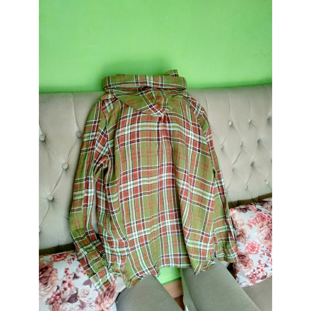 Burberry Flannel Hooded Shirt