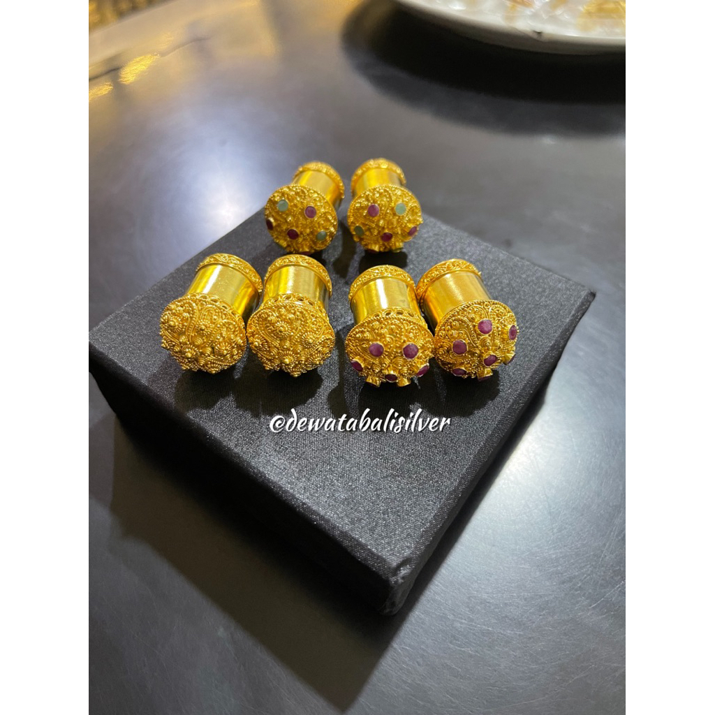 Subeng Tabung Perak Handmade (size besar)