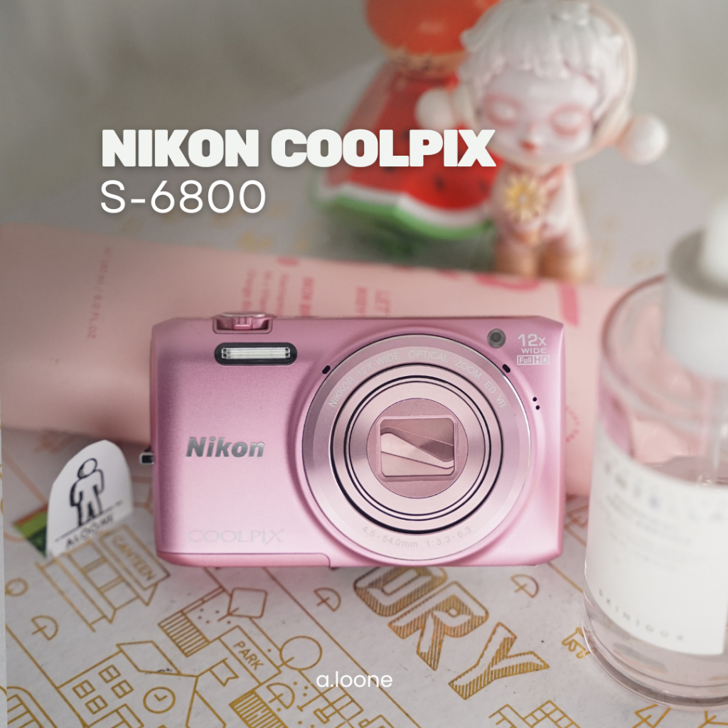 NIKON COOLPIX S6800 PINK EDITION — DIGICAM SLIM STYLE DENGAN WIFI