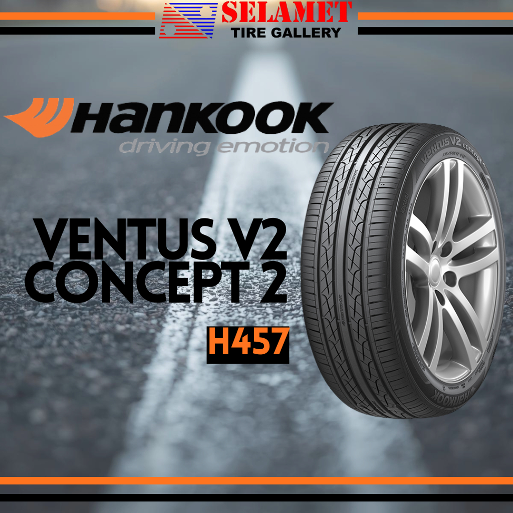 Ban Mobil Baleno Aerio Accent Avega Hankook 195/55 R15 Ventus V2 Concept2 H457