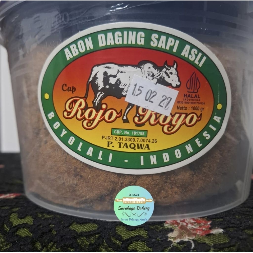 Abon Sapi Rojo Koyo 1Kg
