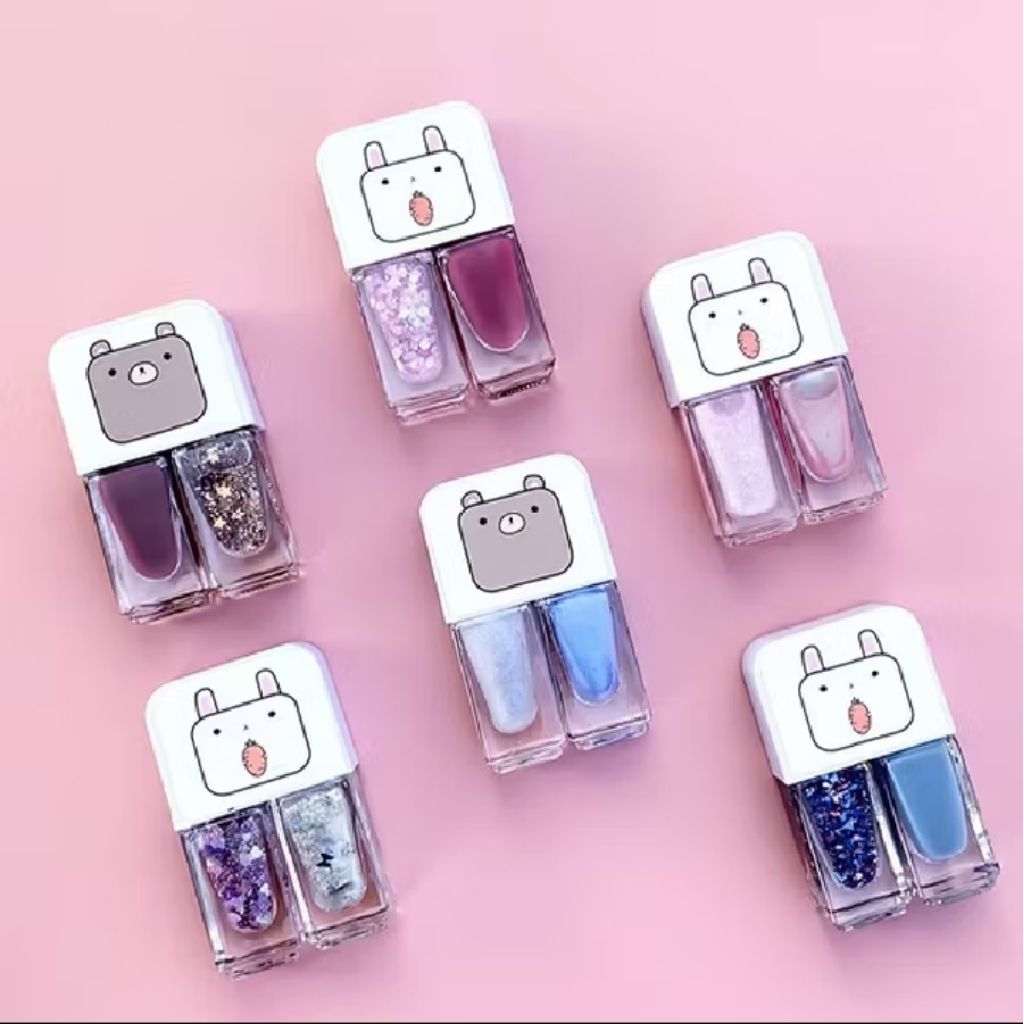 maxfine water base nail polish 2 in 1