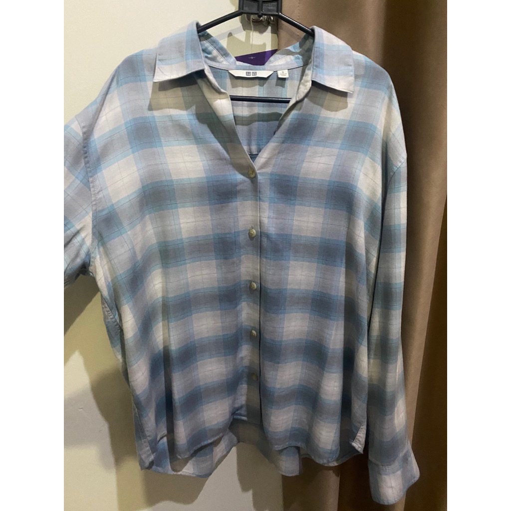 kemeja flanel skipper uniqlo