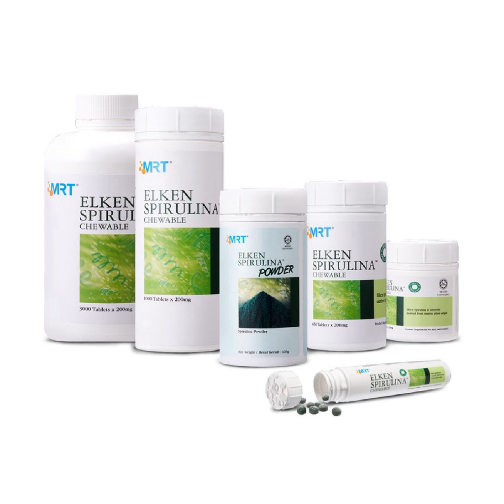 Elken Spirulina 1000 Tablet