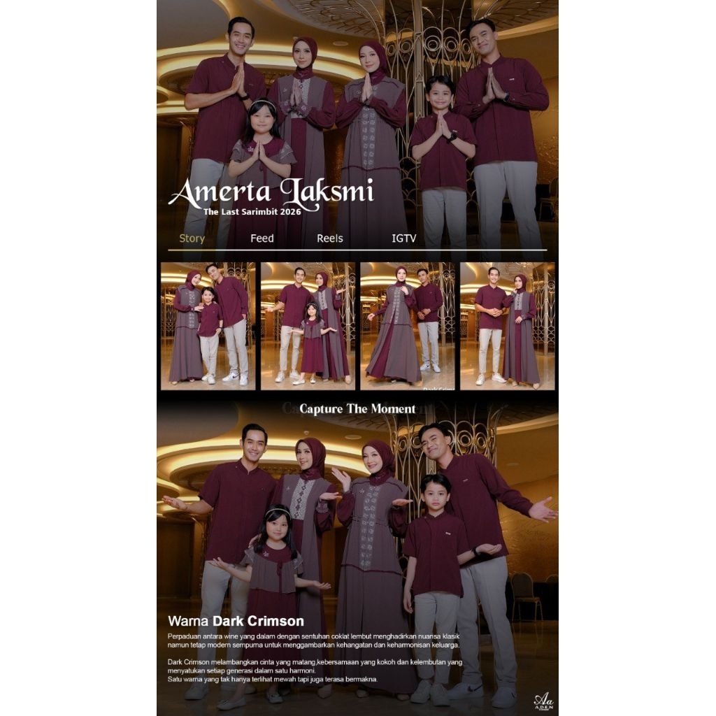 Famset Amerta Laksmi by ADEN (Dark Crimson)