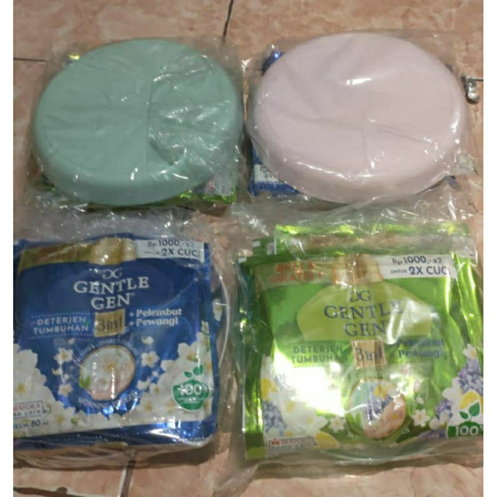 Gentle Gen cair deterjen 16 sachet FREE PIRING Plastik