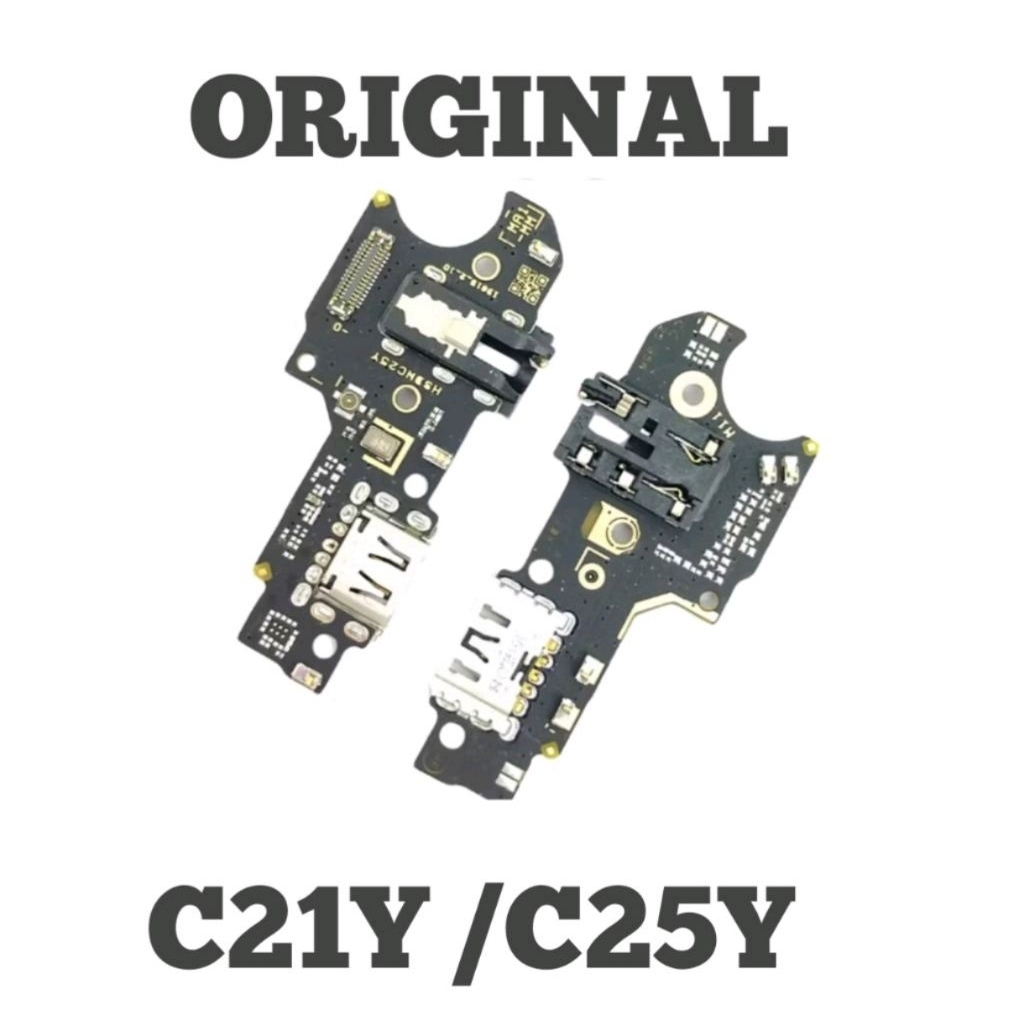 Papan cas realme c21y / Realme c25y original konektor charger board cas pengganti