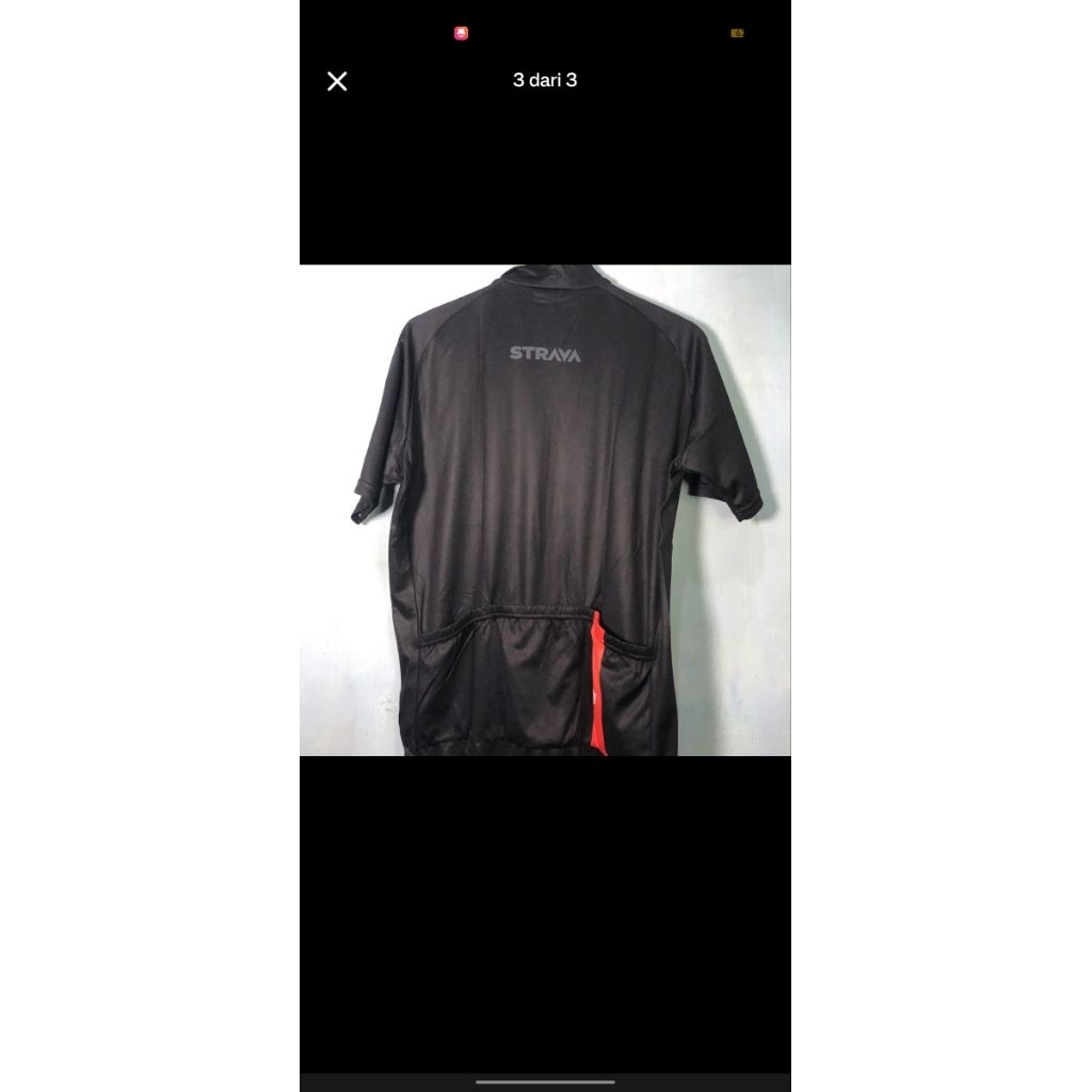 kaos sepeda/running second