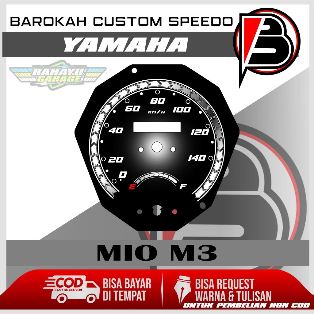 PAPAN SPEEDOMETER CUSTOM YAMAHA MIO M3