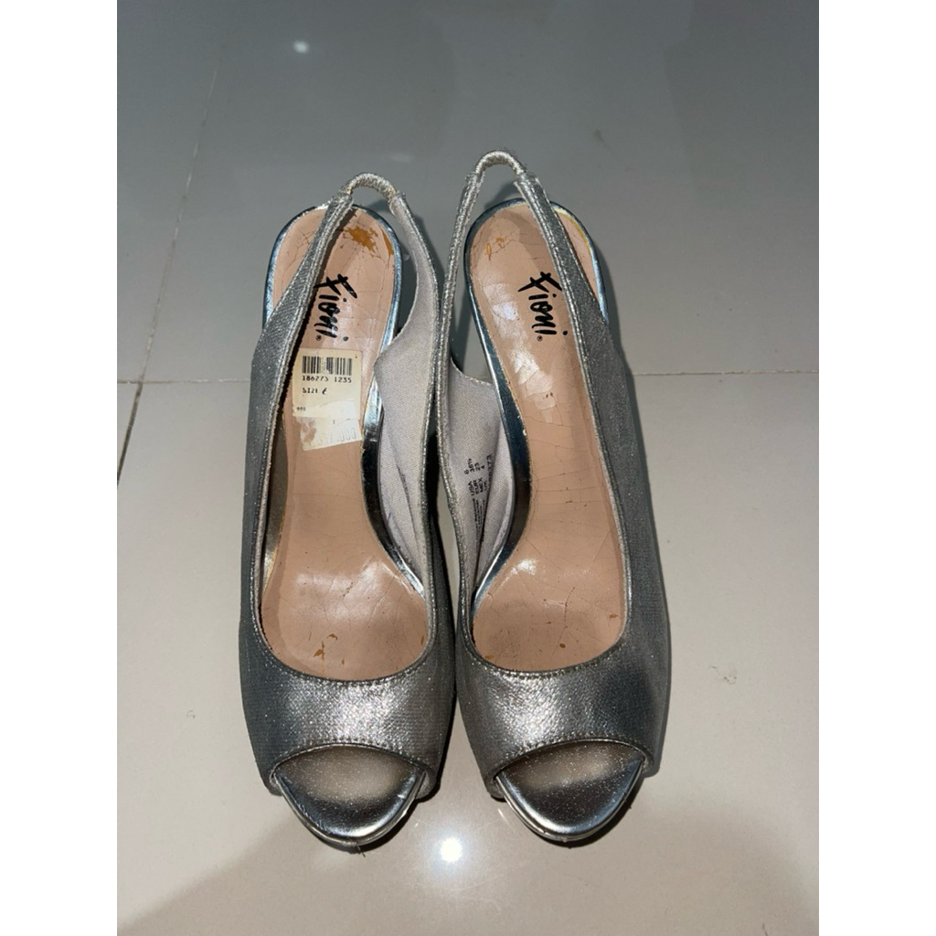 Heels Fioni Silver size 36 1/2